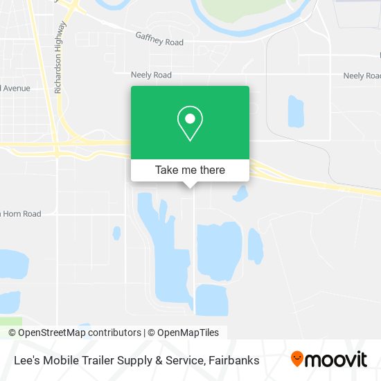 Lee's Mobile Trailer Supply & Service map