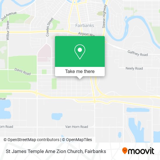 Mapa de St James Temple Ame Zion Church