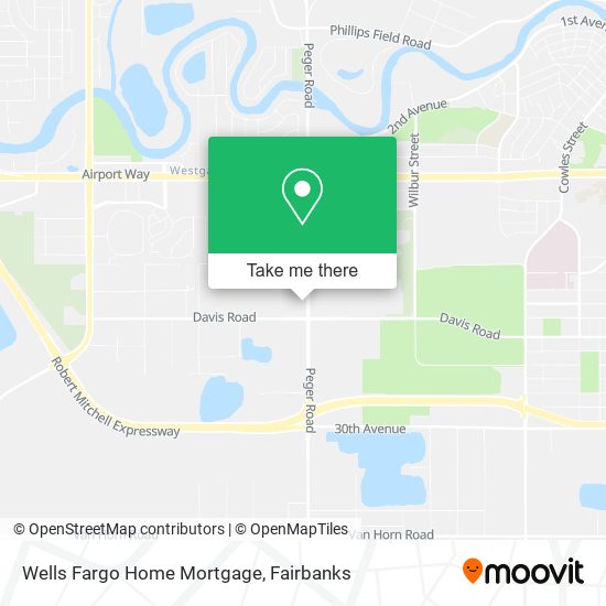 Mapa de Wells Fargo Home Mortgage