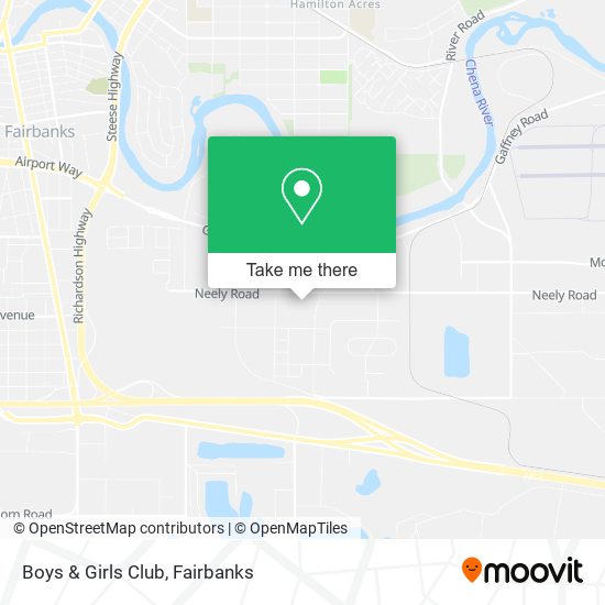 Boys & Girls Club map