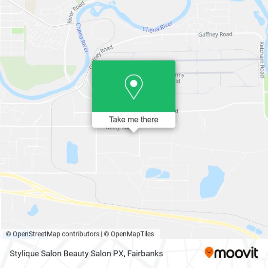 Stylique Salon Beauty Salon PX map