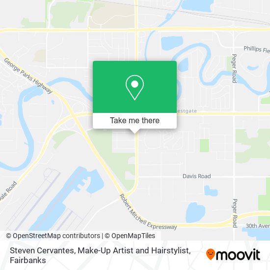 Steven Cervantes, Make-Up Artist and Hairstylist map