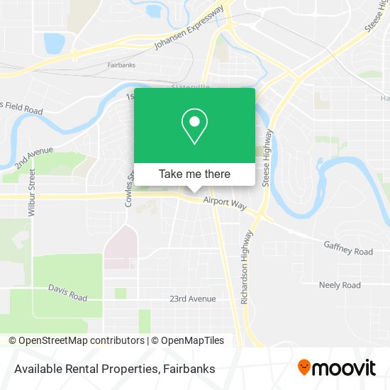Mapa de Available Rental Properties