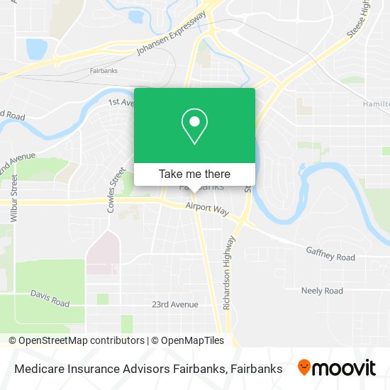Medicare Insurance Advisors Fairbanks map