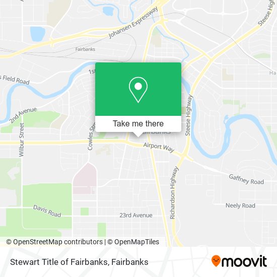Stewart Title of Fairbanks map