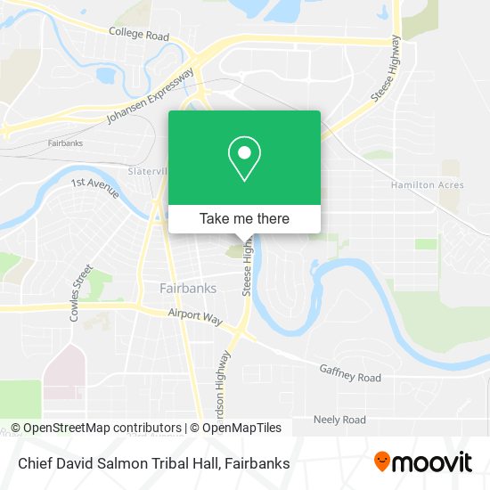 Chief David Salmon Tribal Hall map