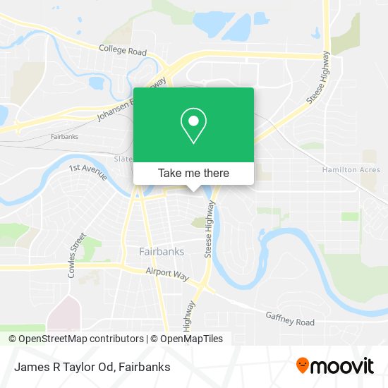 James R Taylor Od map