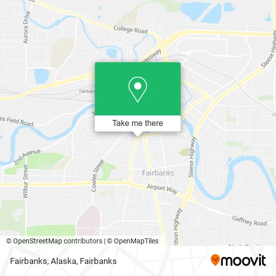Fairbanks, Alaska map