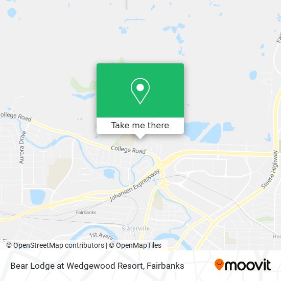 Bear Lodge at Wedgewood Resort map
