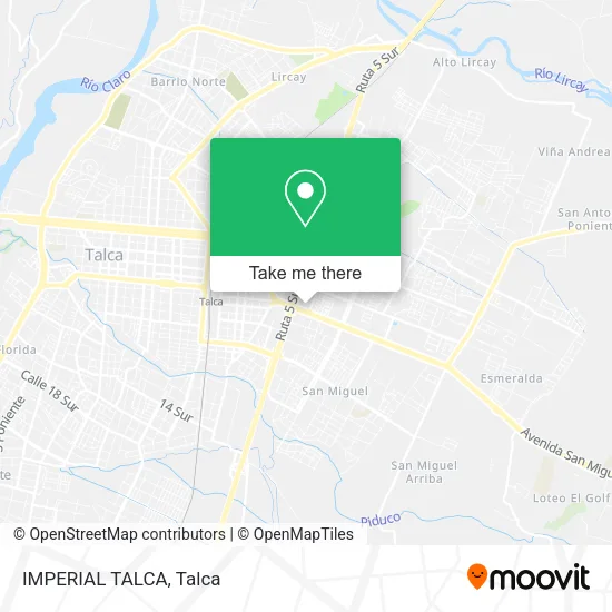 IMPERIAL TALCA map