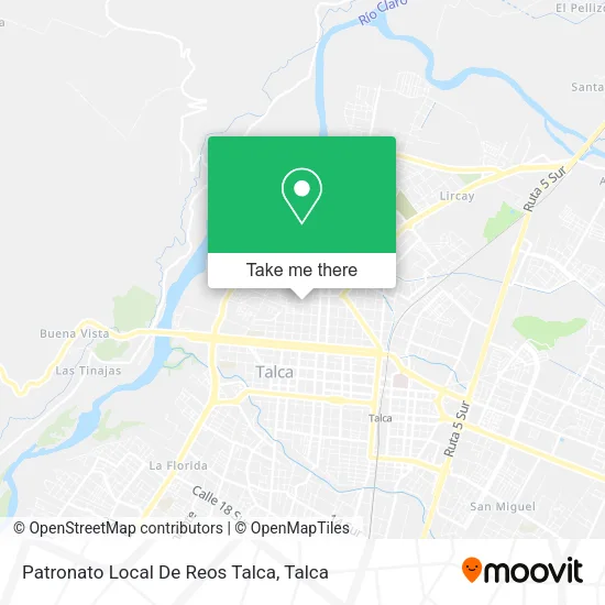 Mapa de Patronato Local De Reos Talca
