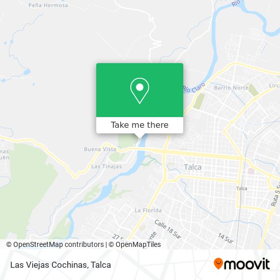 Mapa de Las Viejas Cochinas