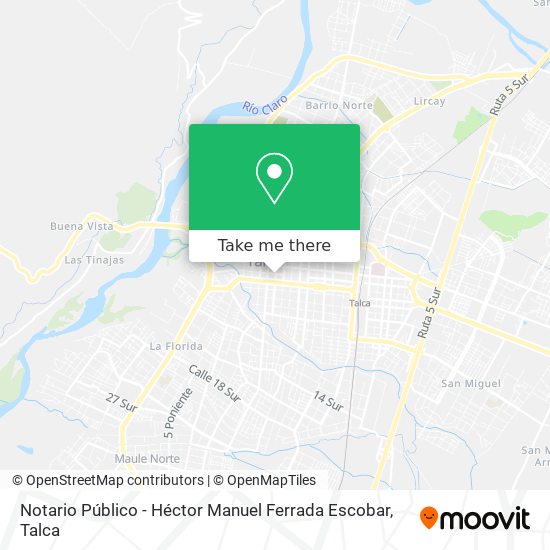 Notario Público - Héctor Manuel Ferrada Escobar map