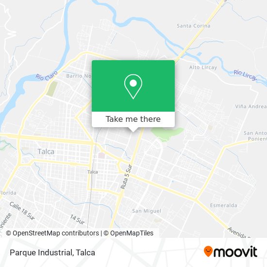 Parque Industrial map