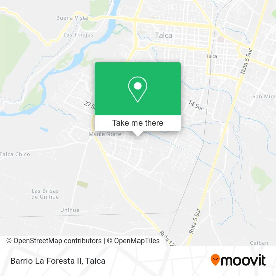 Barrio La Foresta II map