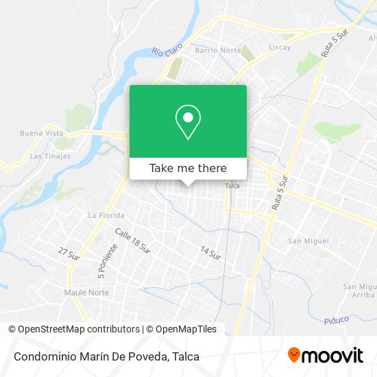 Mapa de Condominio Marín De Poveda