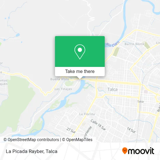 La Picada Rayber map