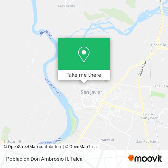 Población Don Ambrosio II map