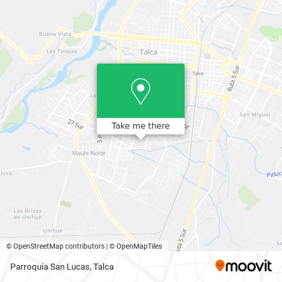Mapa de Parroquia San Lucas