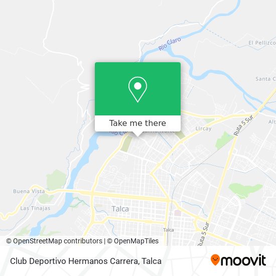 Club Deportivo Hermanos Carrera map