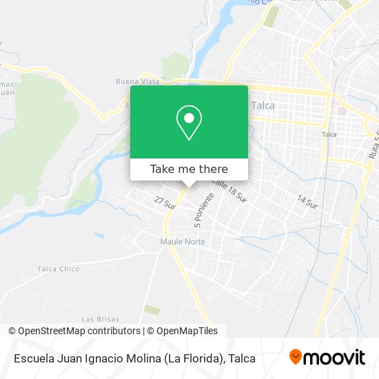 Escuela Juan Ignacio Molina (La Florida) map