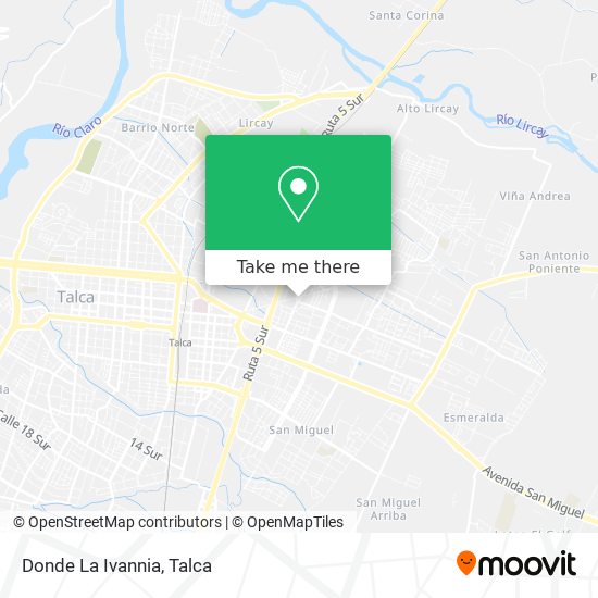 Mapa de Donde La Ivannia
