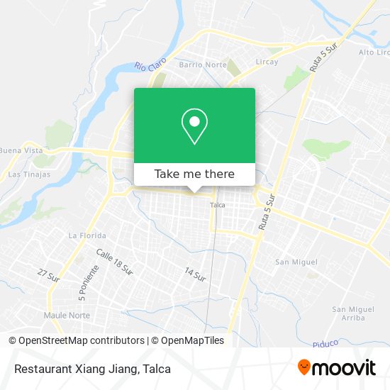 Restaurant Xiang Jiang map