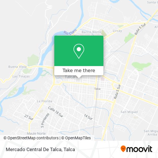 Mercado Central De Talca map
