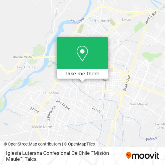 Iglesia Luterana Confesional De Chile ""Misión Maule"" map
