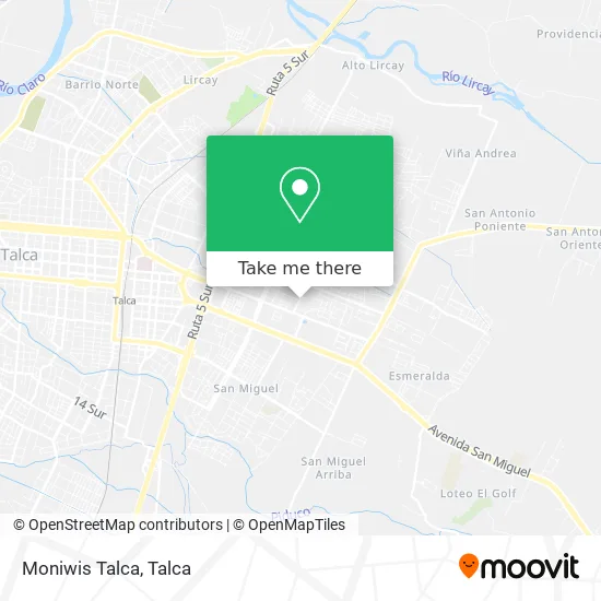 Moniwis Talca map