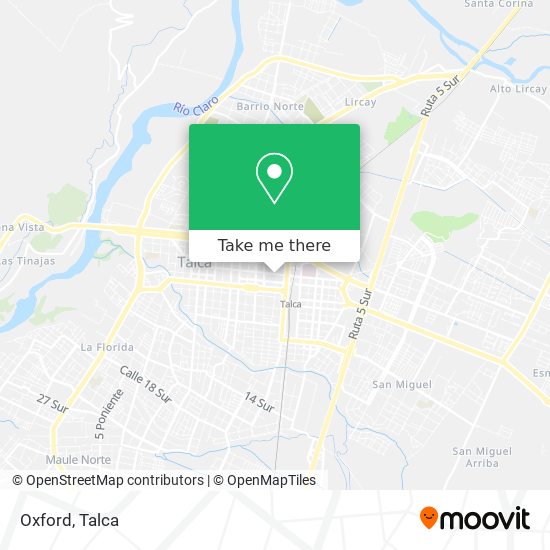 Oxford map