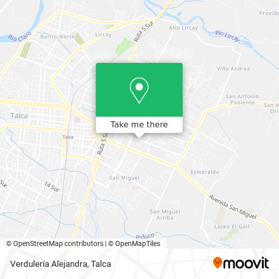 Verdulería Alejandra map