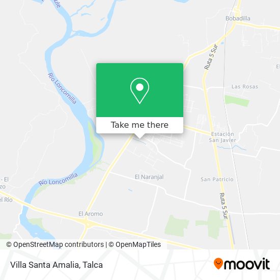 Villa Santa Amalia map