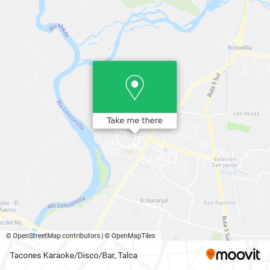 Tacones Karaoke/Disco/Bar map