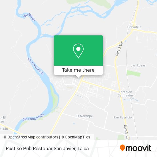 Rustiko Pub Restobar San Javier map