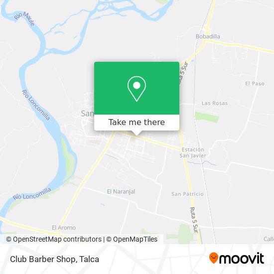 Mapa de Club Barber Shop
