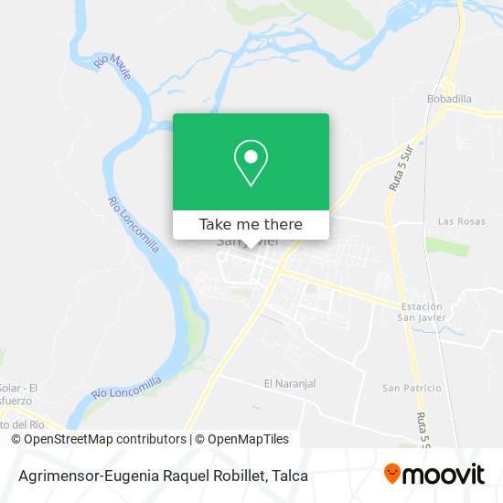 Agrimensor-Eugenia Raquel Robillet map