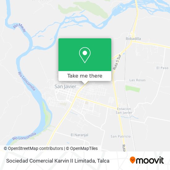 Sociedad Comercial Karvin II Limitada map