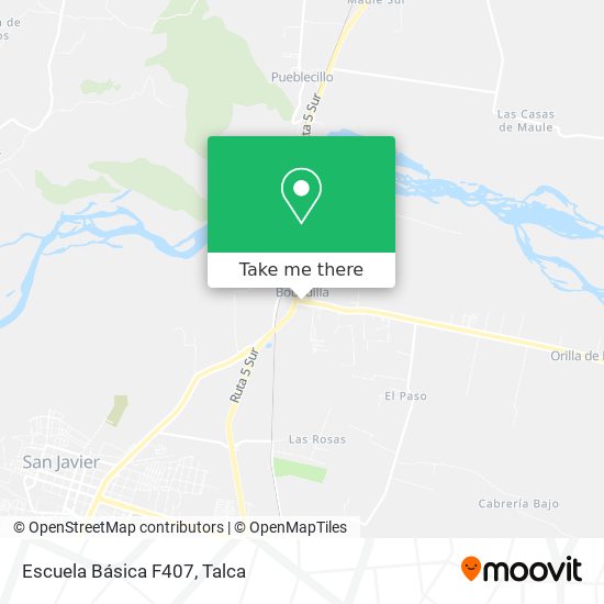 Escuela Básica F407 map