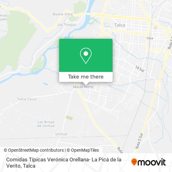 Comidas Típicas Verónica Orellana- La Picá de la Verito map