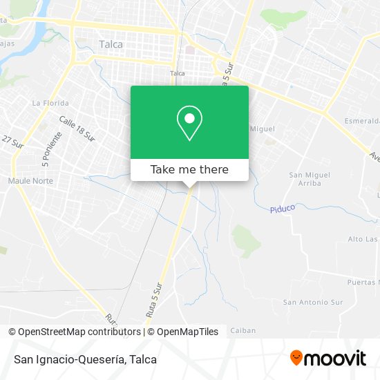 Mapa de San Ignacio-Quesería