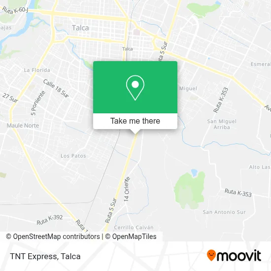 Tnt Express map