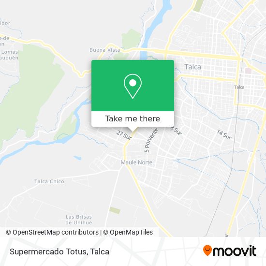 Supermercado Totus map