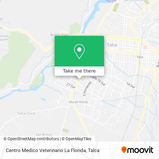 Mapa de Centro Medico Veterinario La Florida