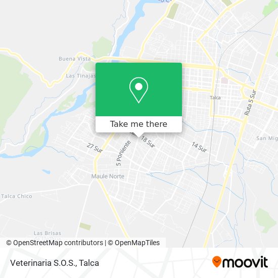 Mapa de Veterinaria S.O.S.