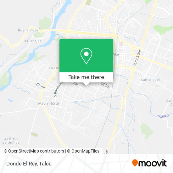 Mapa de Donde El Rey