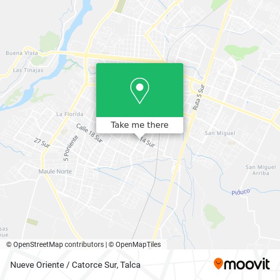 Nueve Oriente / Catorce Sur map