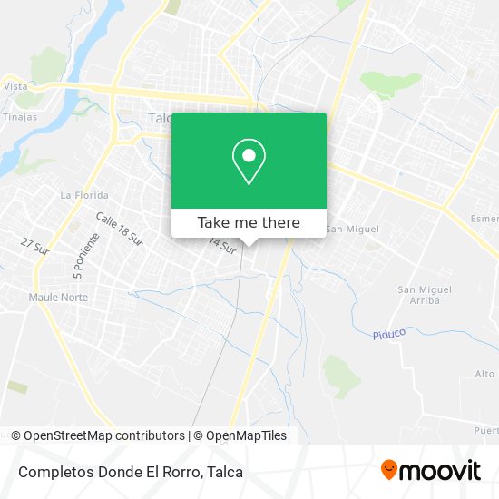 Mapa de Completos Donde El Rorro