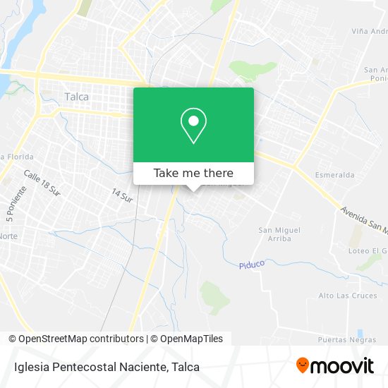 Iglesia Pentecostal Naciente map