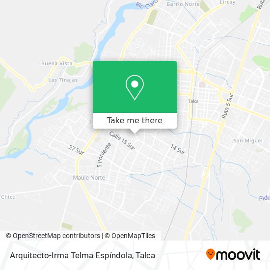 Arquitecto-Irma Telma Espíndola map